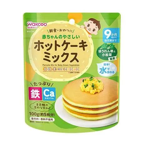 Wakodo - Green Vegetables Baby Pancake 100g 9M+ - Baby Harbour