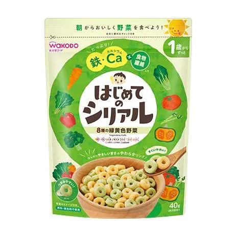 Wakodo - Vegetables Baby Cereal/Puff 40g 12M+ - Baby Harbour