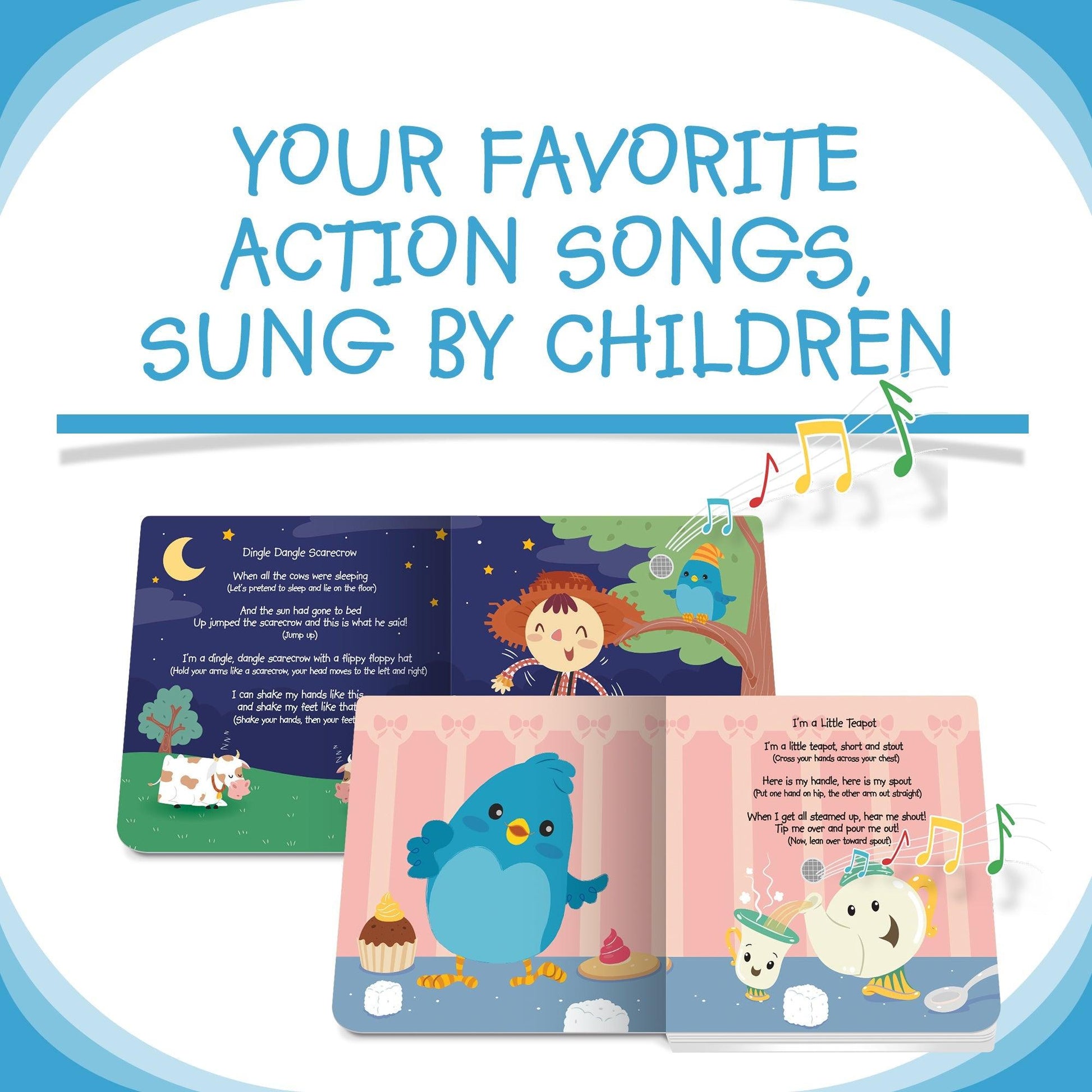 Ditty Bird - Action Songs Board Book - Baby Harbour