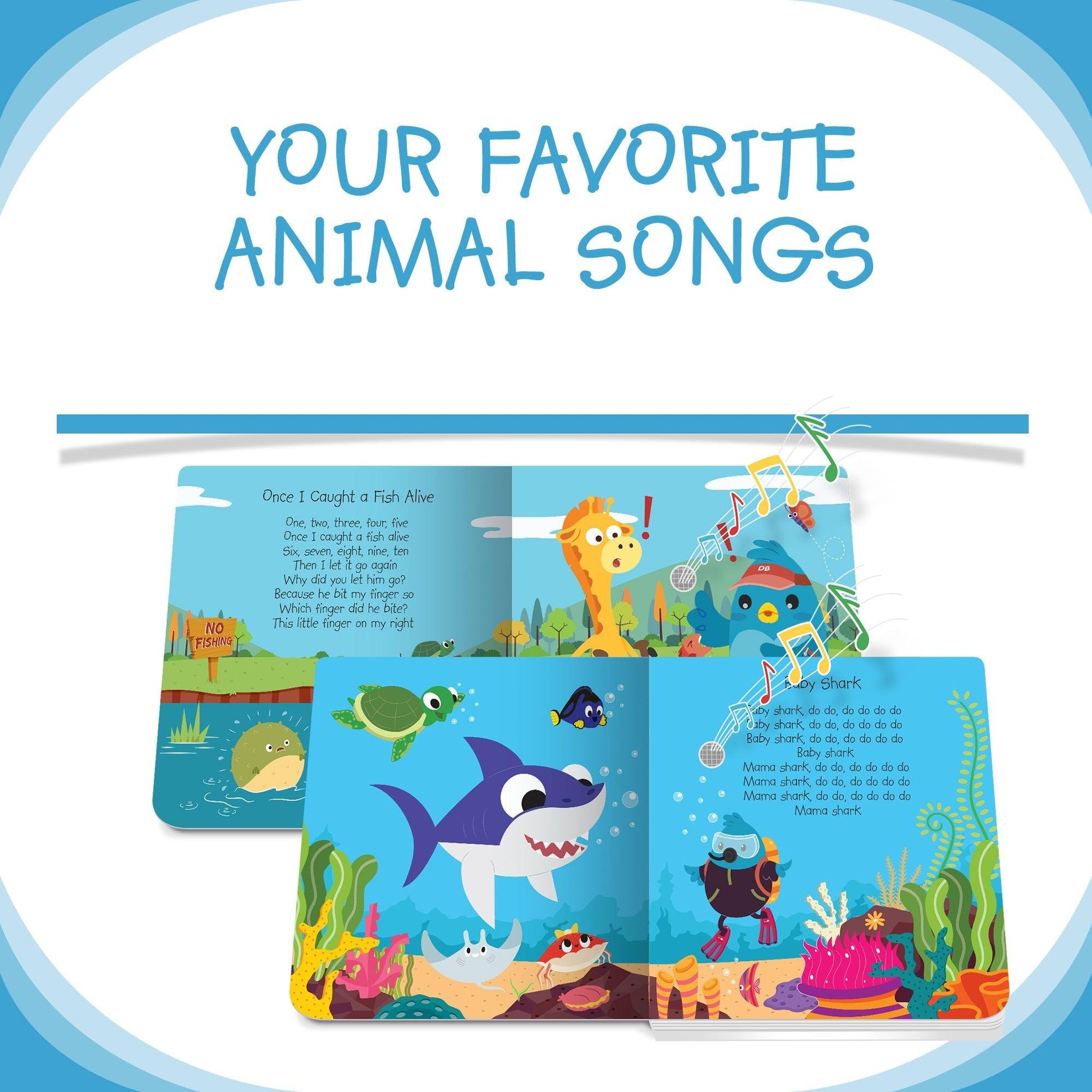 Ditty Bird - Animal Songs Board Book - Baby Harbour