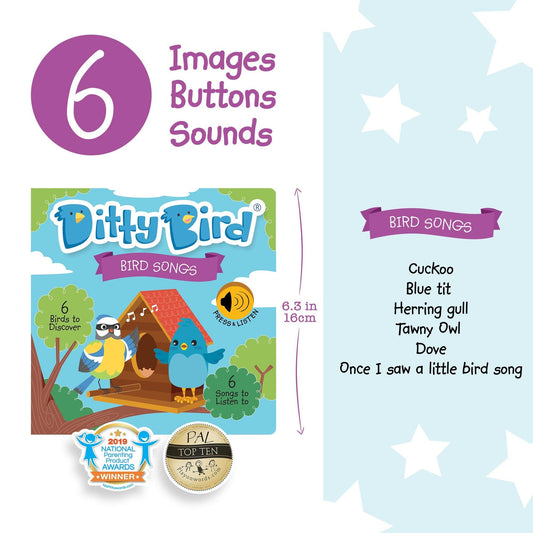 Ditty Bird - Bird Songs Board Books - Baby Harbour