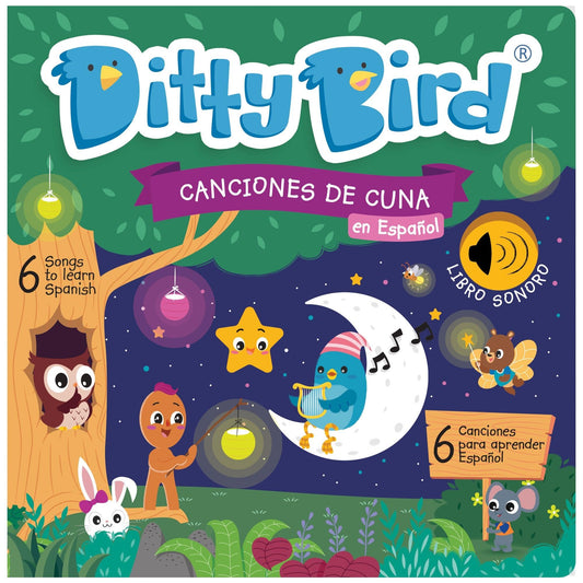 Ditty Bird - Canciones De Cuna Board Book- Spanish Lullabies - Baby Harbour