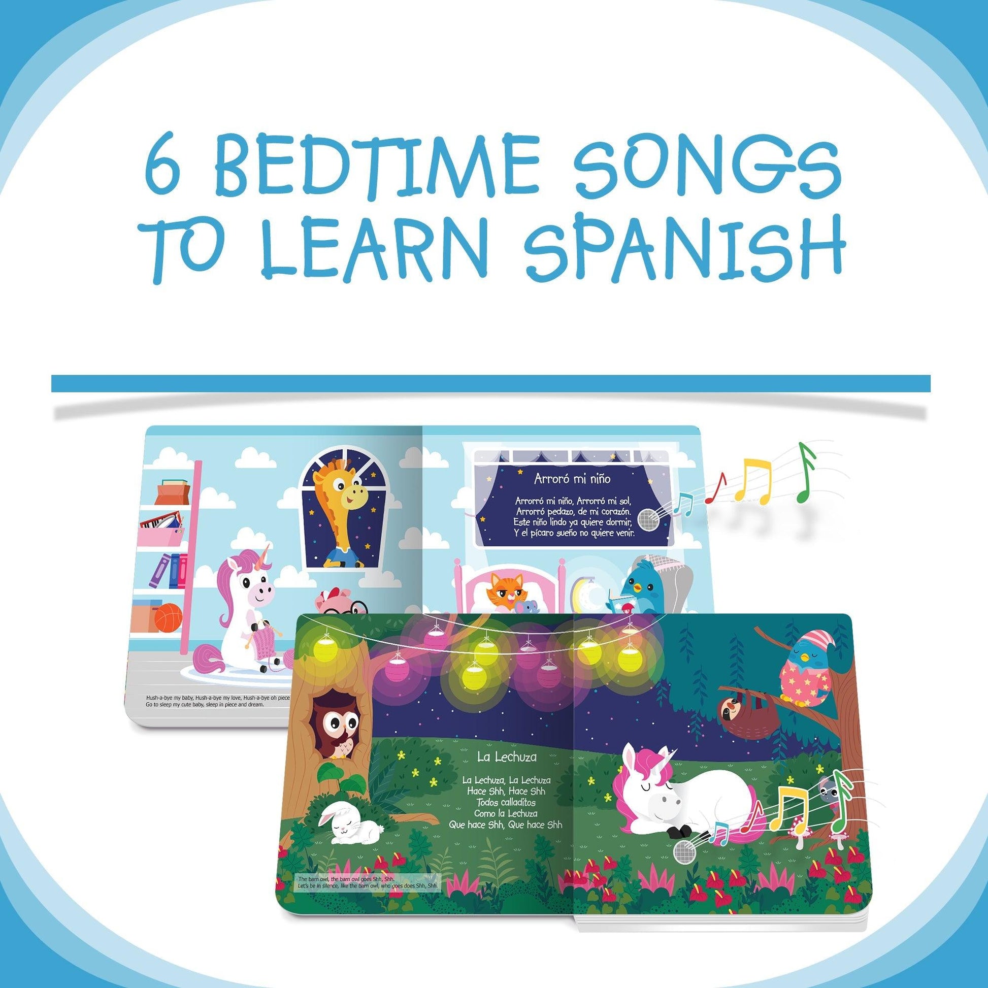 Ditty Bird - Canciones De Cuna Board Book- Spanish Lullabies - Baby Harbour