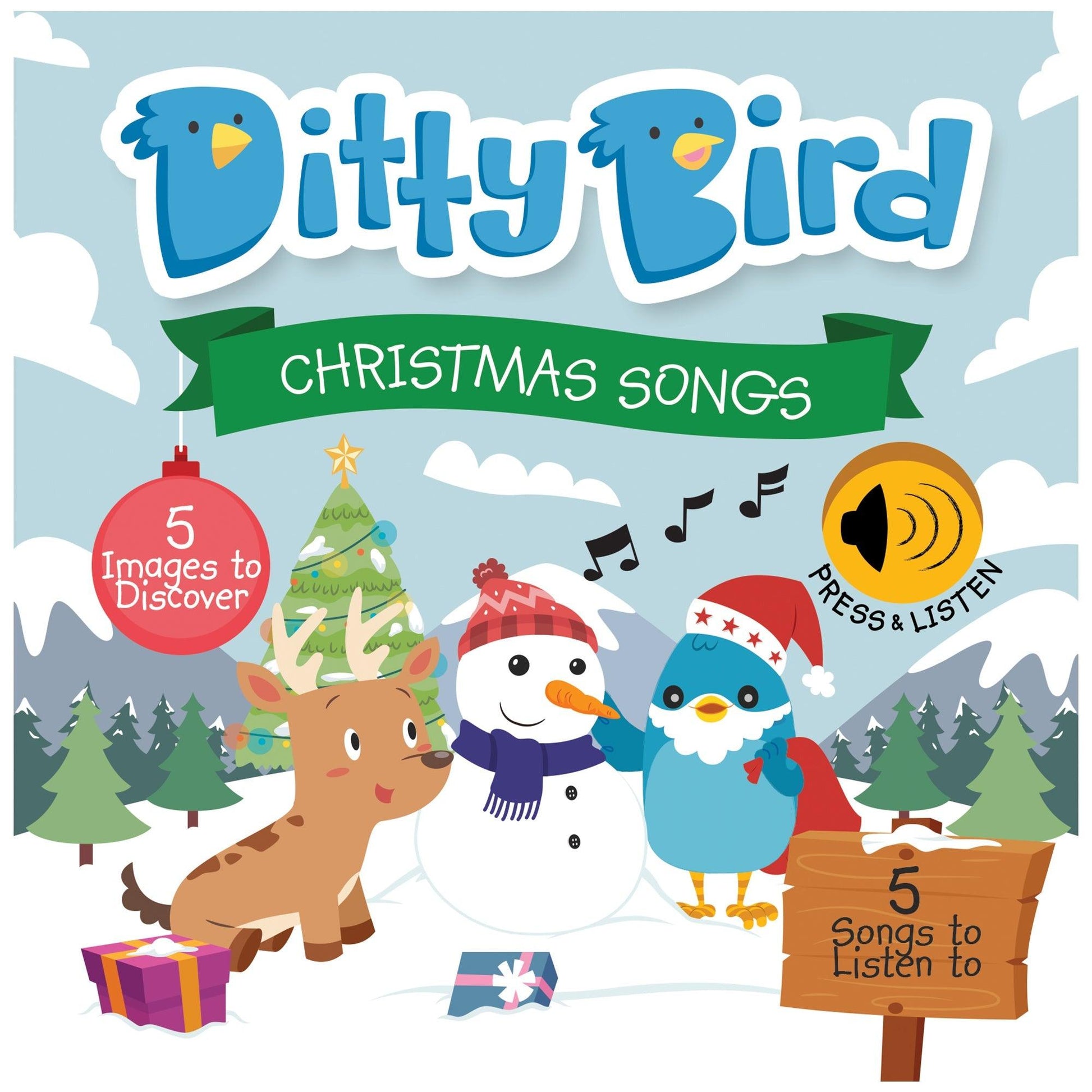 Ditty Bird - Christmas Songs Board Book - Baby Harbour