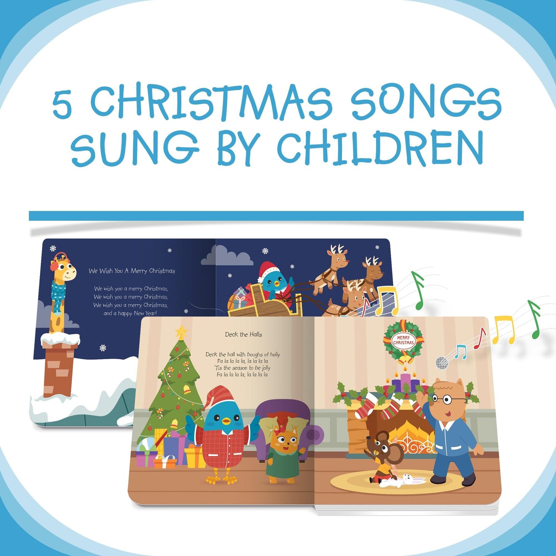 Ditty Bird - Christmas Songs Board Book - Baby Harbour