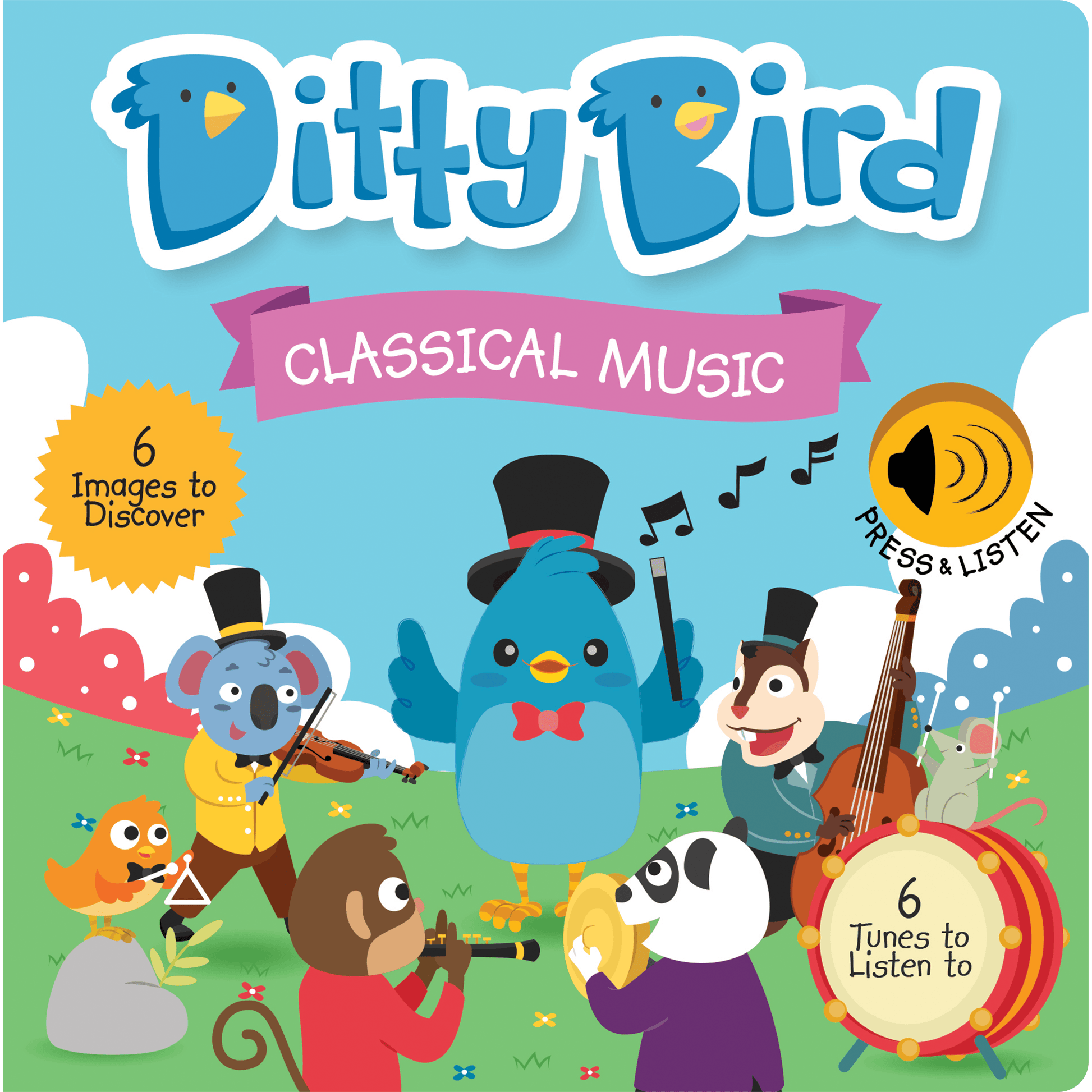 Ditty Bird - Classical Music Board Book - Baby Harbour