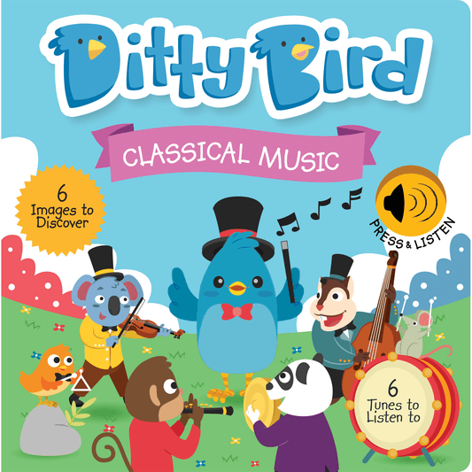 Ditty Bird - Classical Music Board Book - Baby Harbour