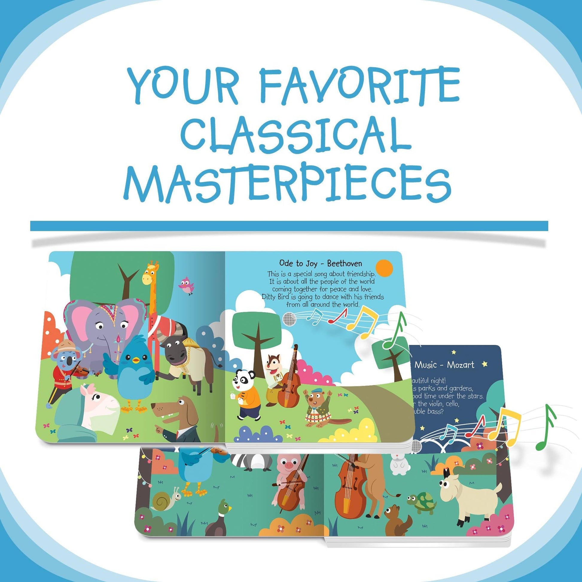 Ditty Bird - Classical Music Board Book - Baby Harbour