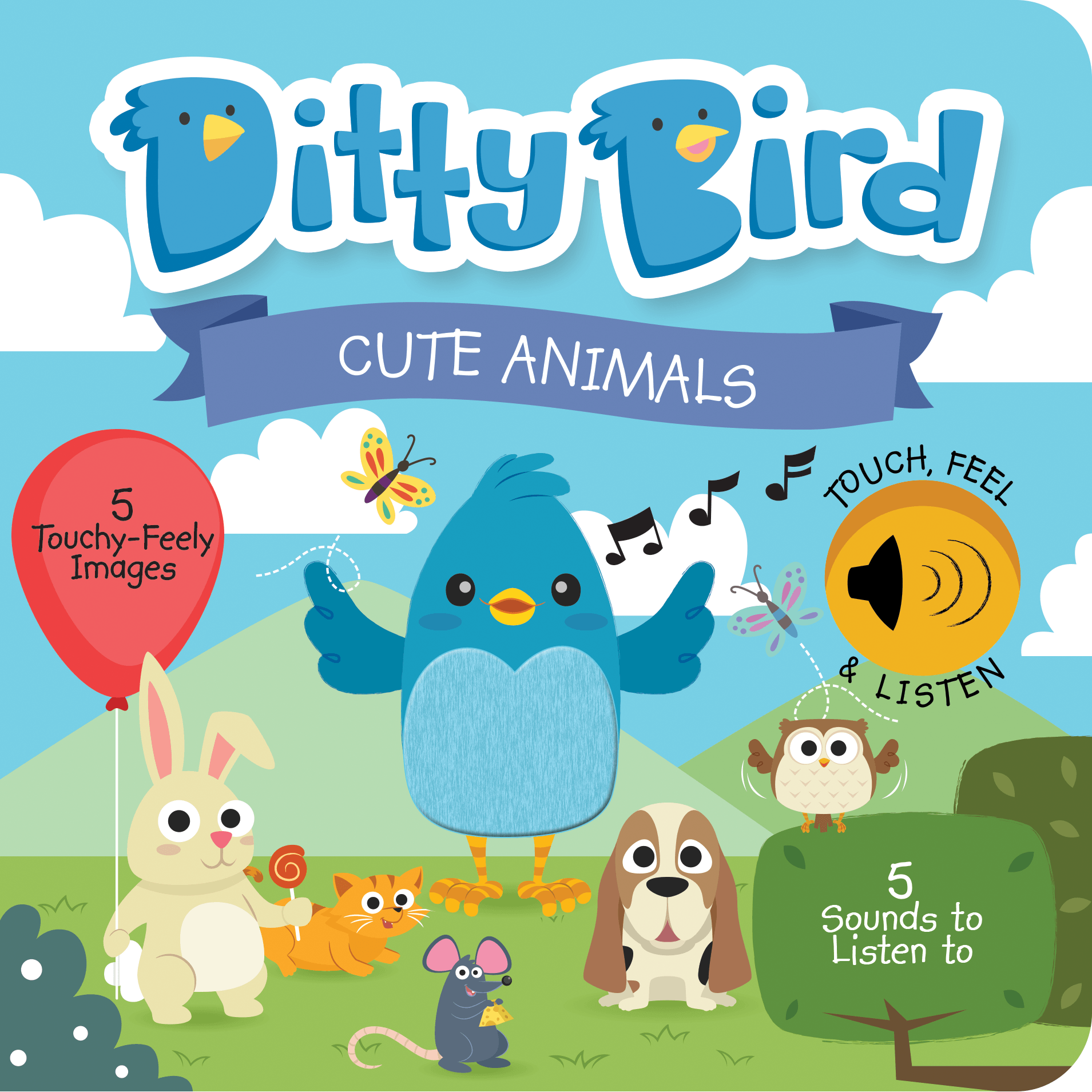 Ditty Bird - Cute Animals Board Books - Baby Harbour