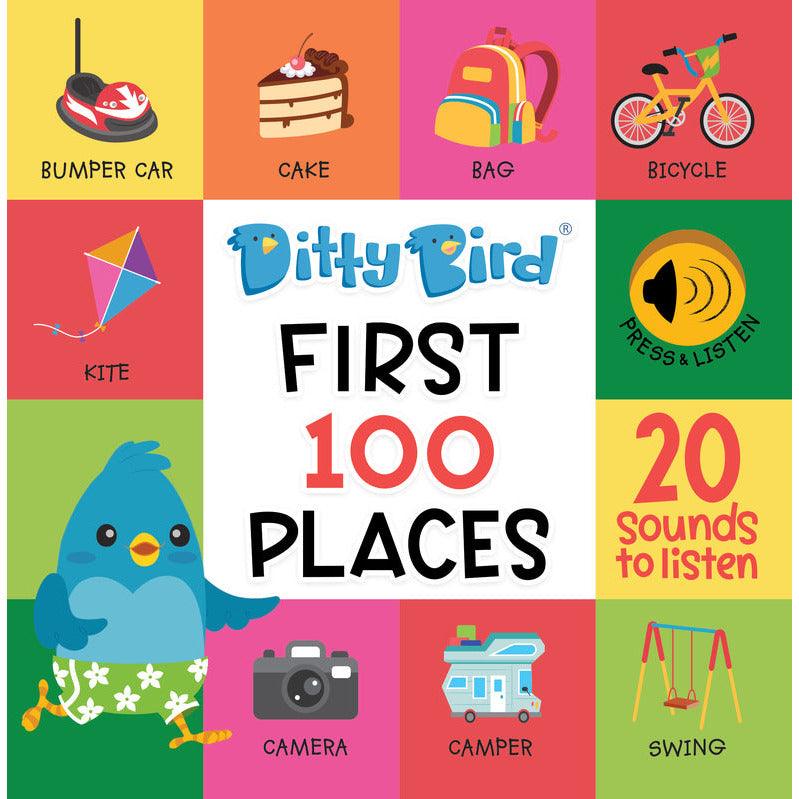 Ditty Bird - First 100 Places Board Book - Baby Harbour