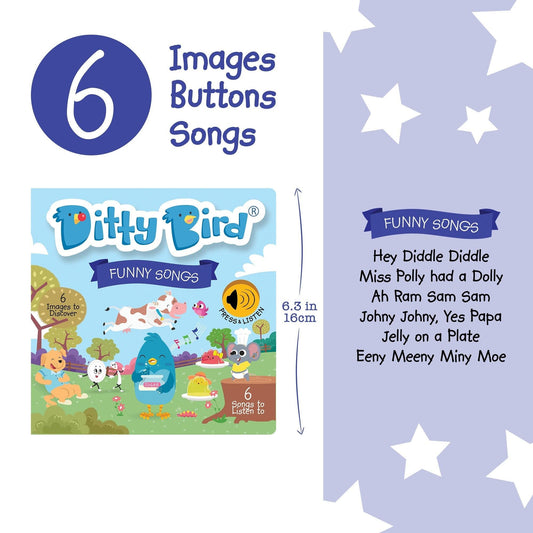 Ditty Bird - Funny Songs Board Book - Baby Harbour