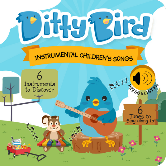 Ditty Bird - Instrumental Childrens Songs Board Book - Baby Harbour