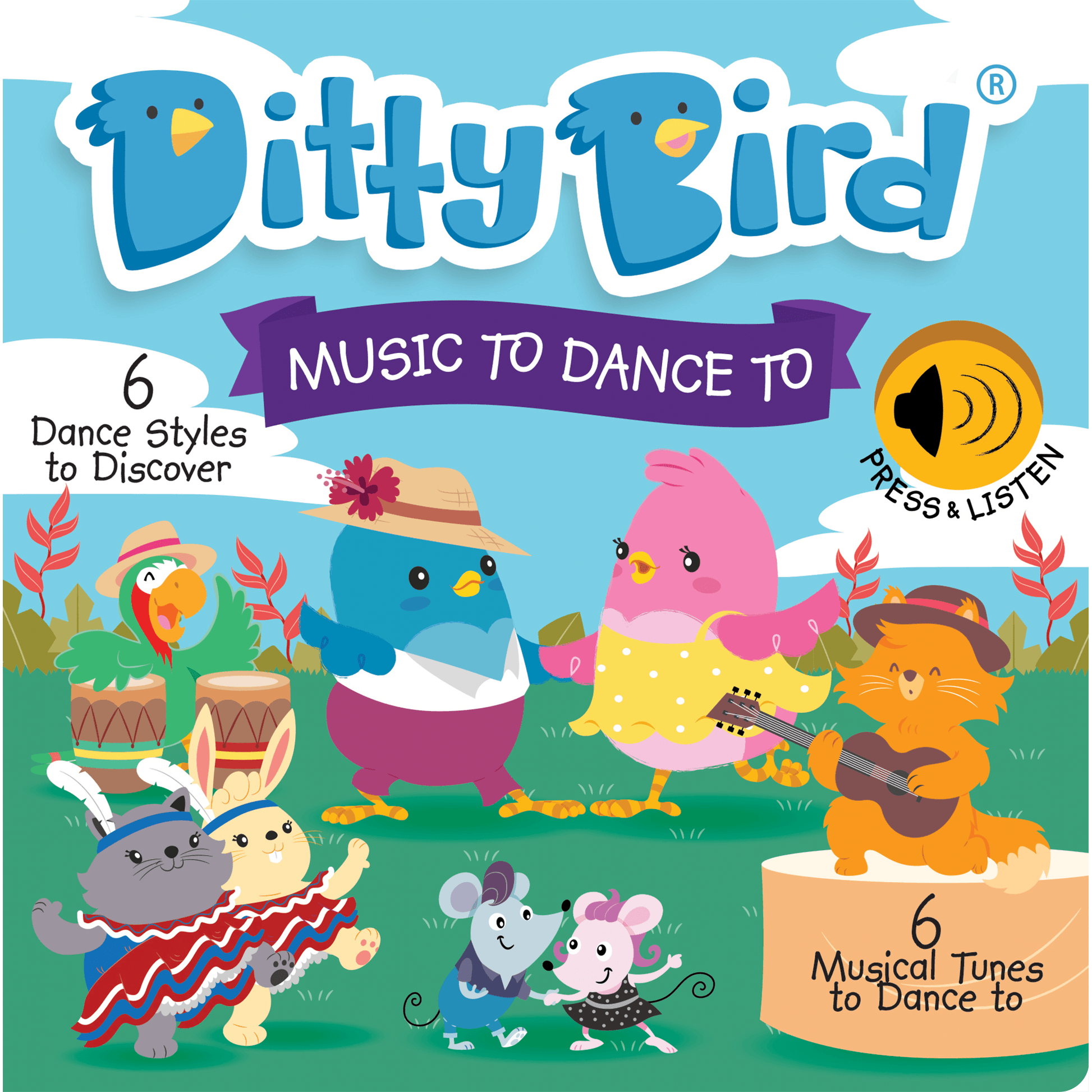 Ditty Bird - Music To Dance To Board Book - Baby Harbour