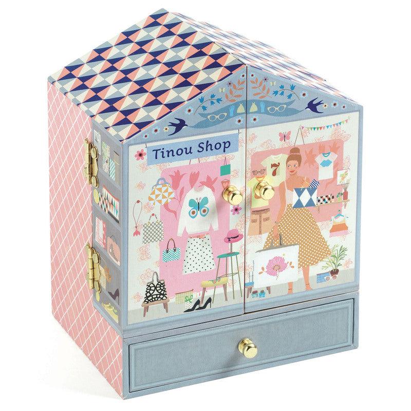 Djeco - Tinou Shop Music Box - Baby Harbour