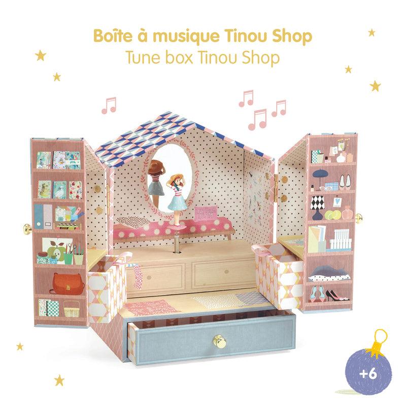 Djeco - Tinou Shop Music Box - Baby Harbour