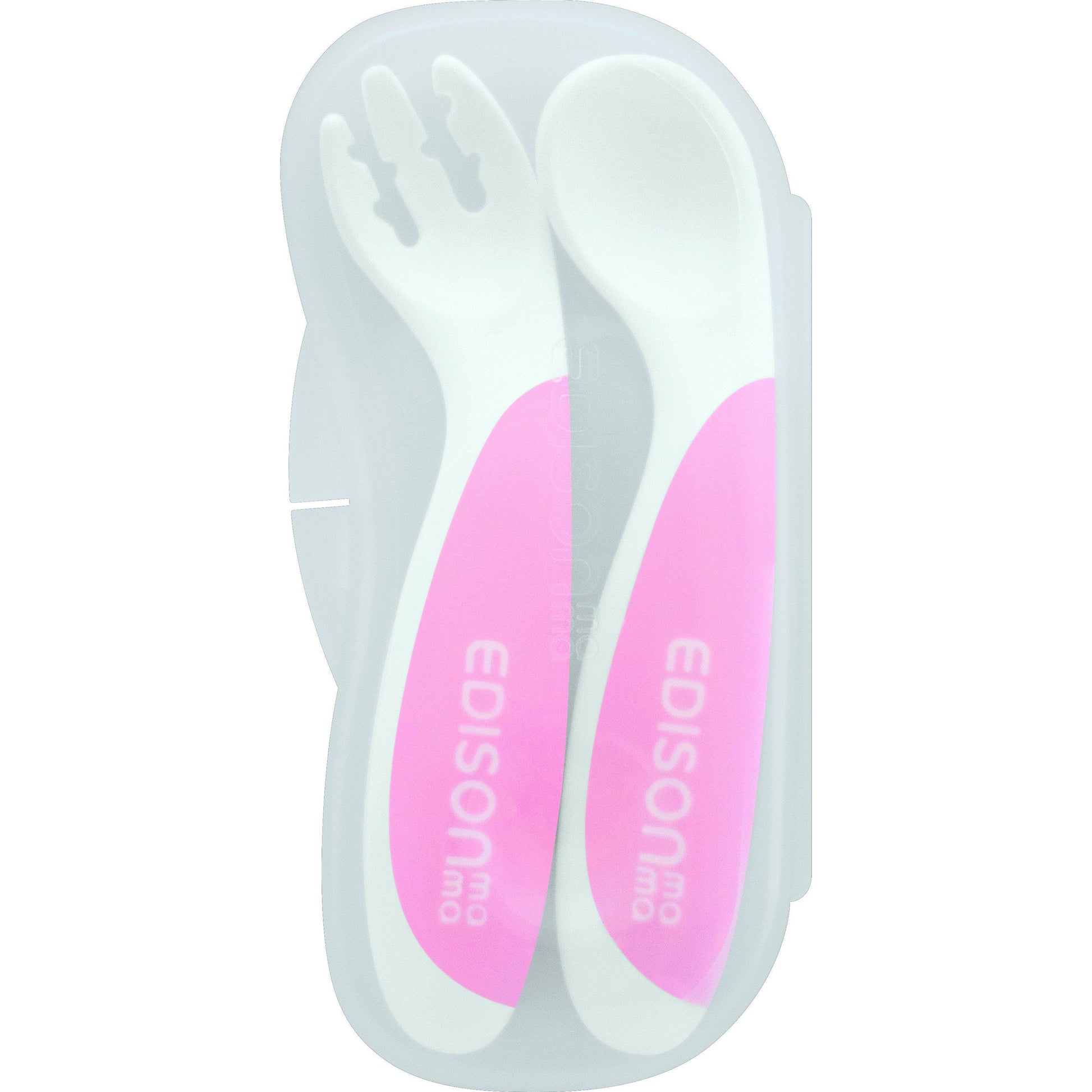 EDISONmama - Fork And Spoon Beginner Set With Case - Baby Harbour