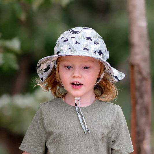 Jan Jul - Kids Cotton Floppy Hat Bear - Baby Harbour