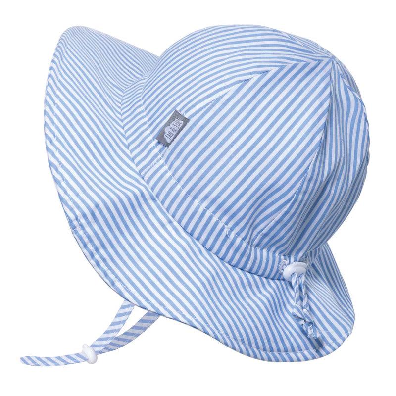 Jan Jul - Kids Cotton Floppy Hat Blue Stripes - Baby Harbour