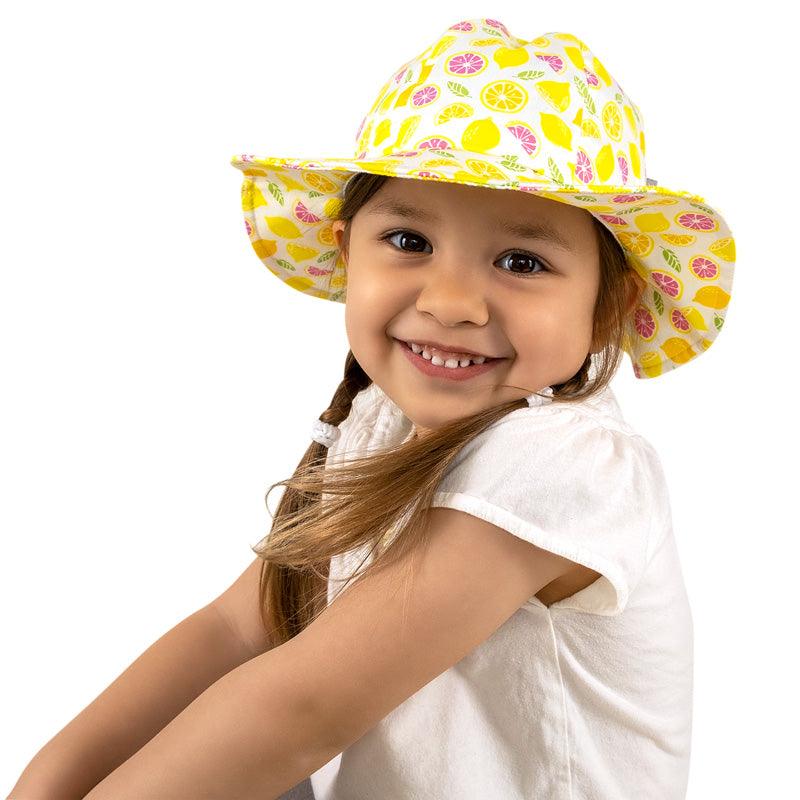 Jan Jul - Kids Cotton Floppy Hat Lemons - Baby Harbour