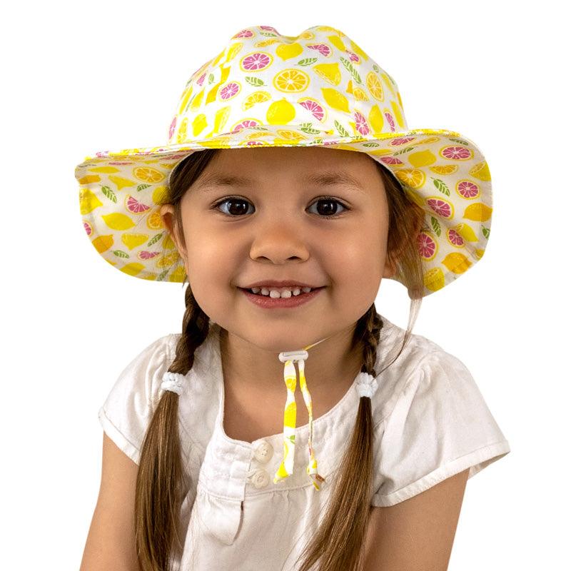 Jan Jul - Kids Cotton Floppy Hat Lemons - Baby Harbour