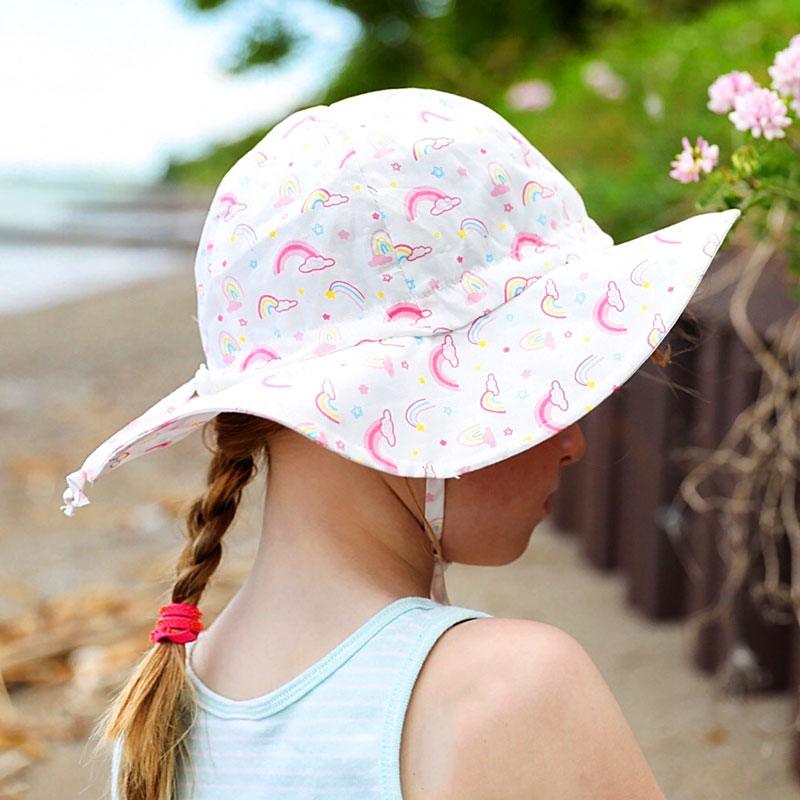 Jan Jul - Kids Cotton Floppy Hat Rainbow - Baby Harbour