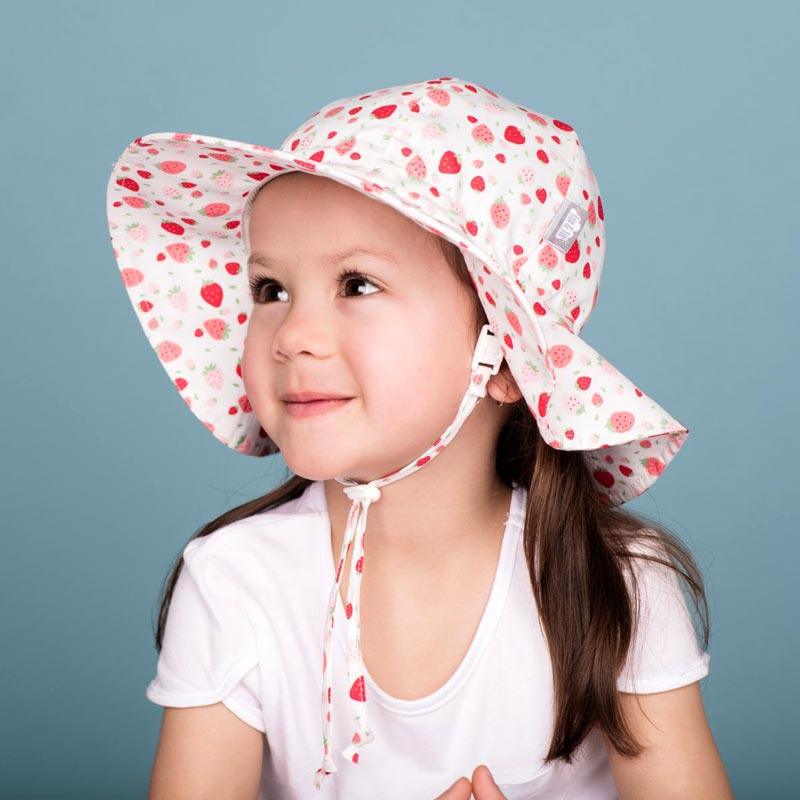 Jan Jul - Kids Cotton Floppy Hat Strawberry - Baby Harbour