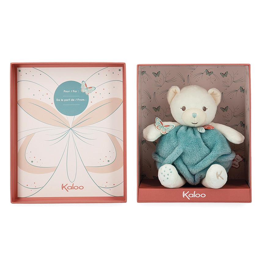 Kaloo - Plume Medium Teal Bear - Baby Harbour