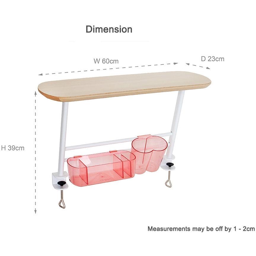 Kid2Youth - Desk Storage with Accessories Cedar/White - Baby Harbour