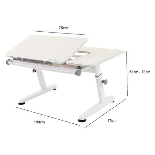 Kid2Youth - M6+XS Desk with Drawer Cedar/White - Baby Harbour