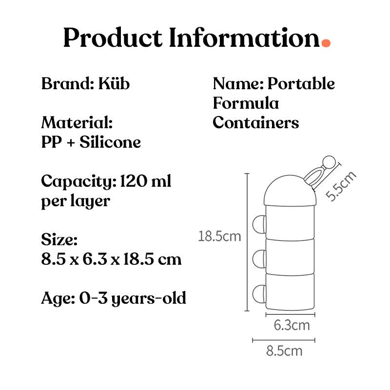 Kub - Milk Powder Storage - Baby Harbour