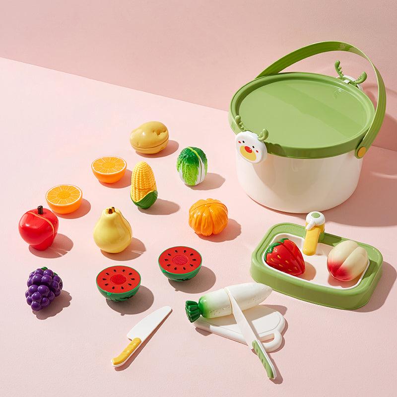 Kub - Vegetable Fruit Chopping Play Set - Baby Harbour