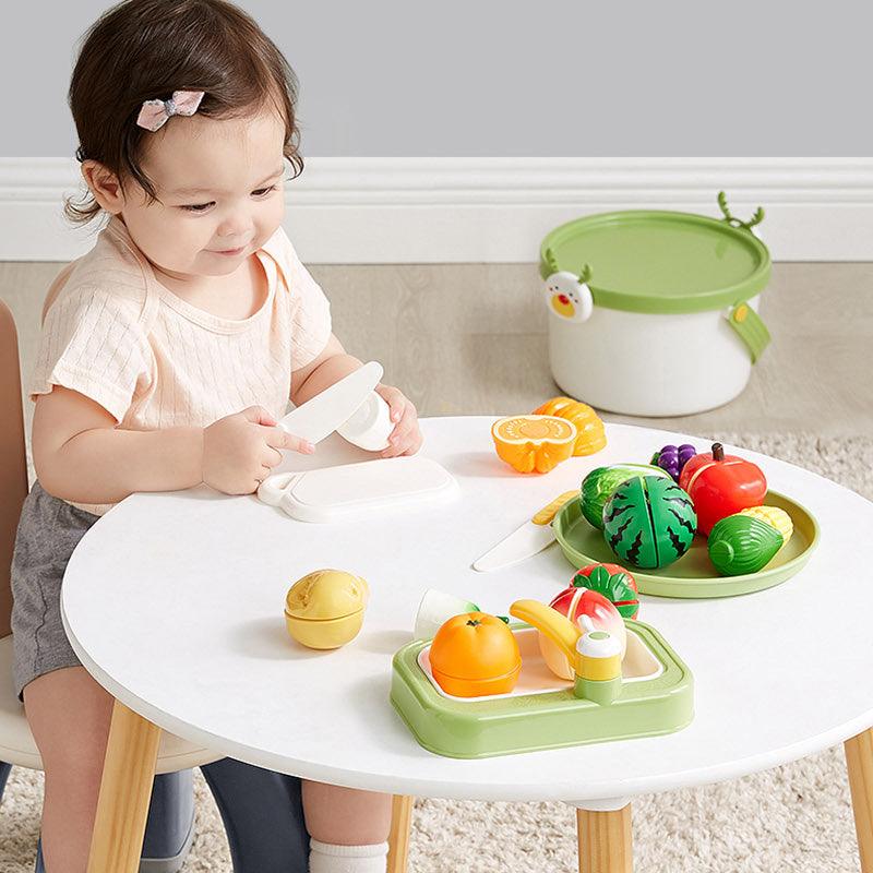 Kub - Vegetable Fruit Chopping Play Set - Baby Harbour