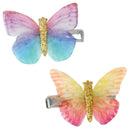 Pink Poppy - Butterfly Burst Hair Clips - Baby Harbour