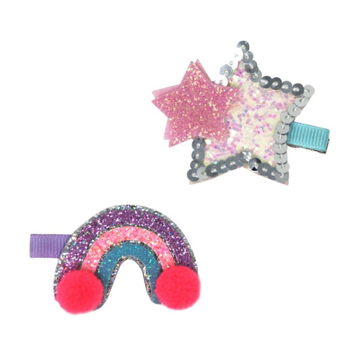 Pink Poppy - Metallic Rainbow Laser Headband - Baby Harbour