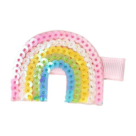 Pink Poppy - Sequin Rainbow Hairslides - Baby Harbour