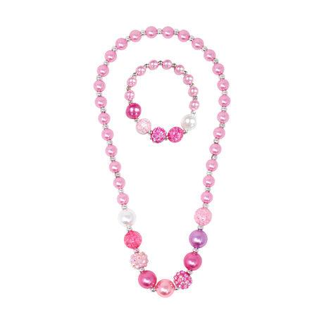 Pink Poppy - Unicorn Princess Necklace and Bracelet Set - Baby Harbour