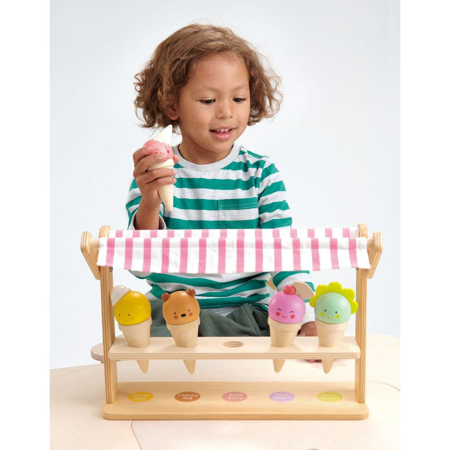 Tender leaf toys - Ice cream scoops smiles - Baby Harbour