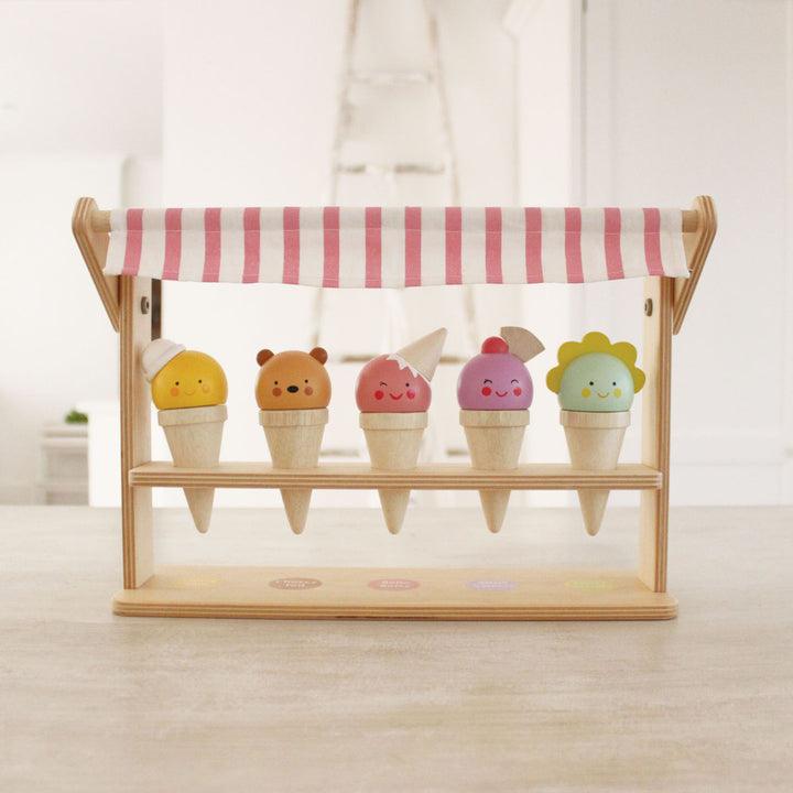 Tender leaf toys - Ice cream scoops smiles - Baby Harbour