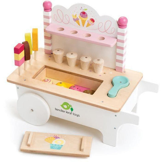 Tender leaf toys - Push Along Ice Cream Cart - Baby Harbour