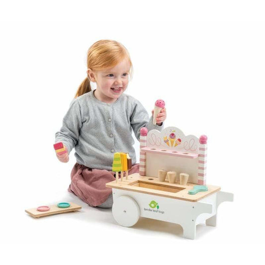 Tender leaf toys - Push Along Ice Cream Cart - Baby Harbour