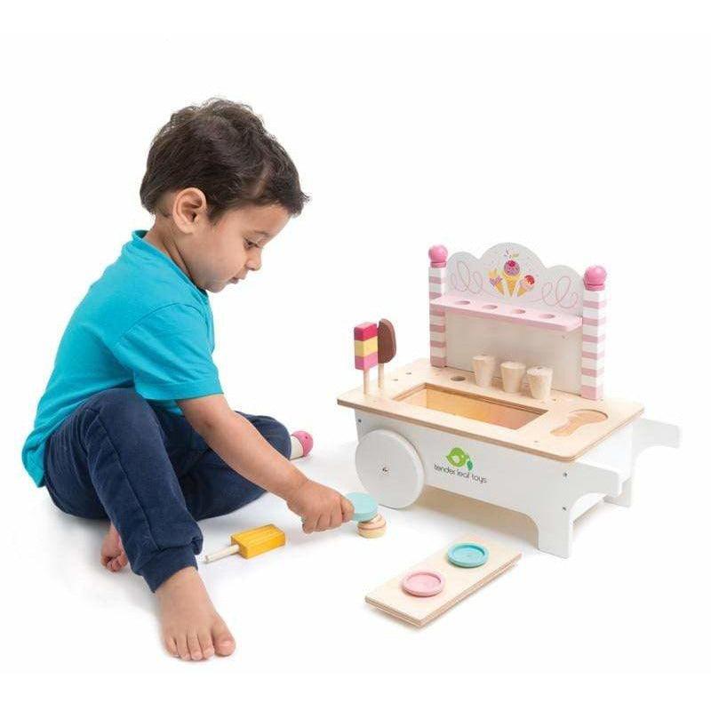 Tender leaf toys - Push Along Ice Cream Cart - Baby Harbour