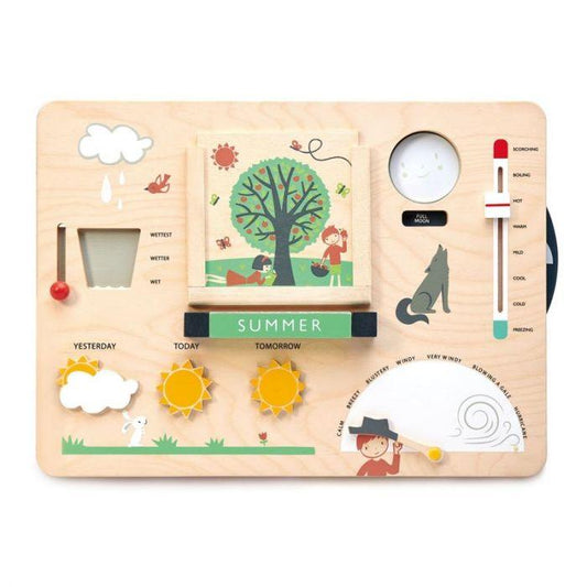 Tender leaf toys - Wooden Weather Station - Baby Harbour